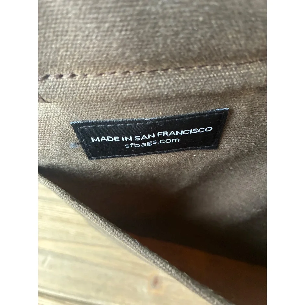 WaterField Designs Waxed Canvas Leather Laptop Tablet Sleeve‎ Brown Tan 26